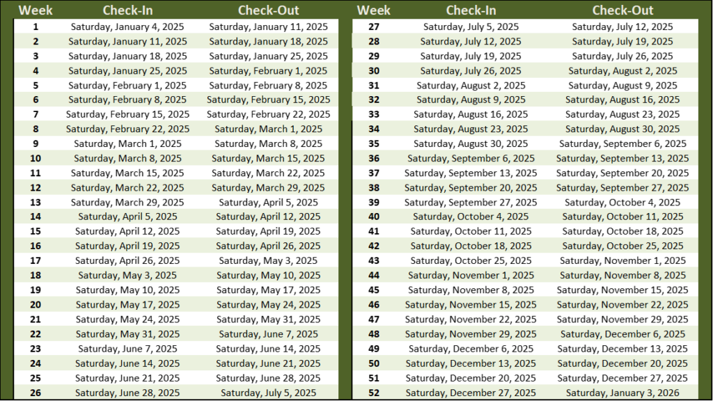 Time Share Calendar