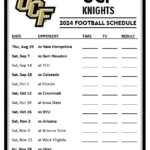 Ucf Football Schedule 2025 Printable Leila Natalya