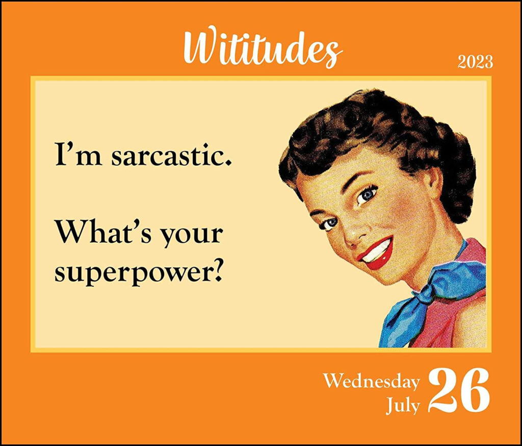 Wititudes 2023 Daily Desk Calendar Another Fine Day Ruined By 