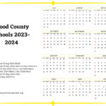 Wood County Schools Calendar With Holidays 2023 2024