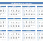 Work Week Calender 2024 Image To U